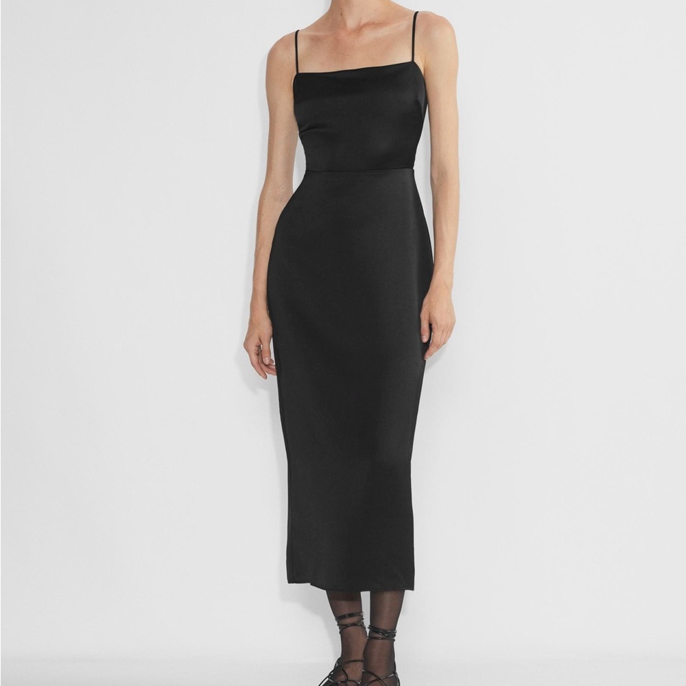 Wilfred Madelyn Black Dress by Aritzia - Picture 1 of 10